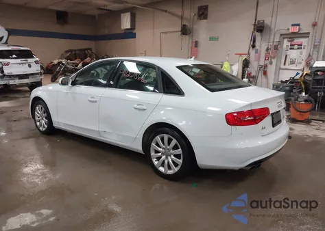 2013 Audi A4 2.0T Premium из США, поврежденный, VIN WAUBFAFLXDN033270